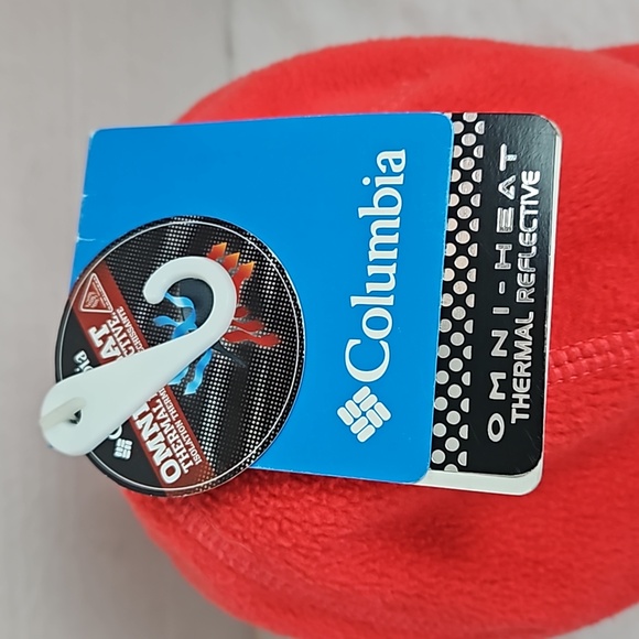 Columbia | NWT Youth Orange OMNI-HEAT Thermal Reflective Beanie Sz S/M - Picture 2 of 8
